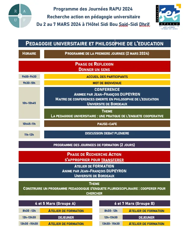 Programme RAPU 2024